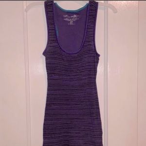Y2K Purple 💜 zebra print layering tank by forever 21
